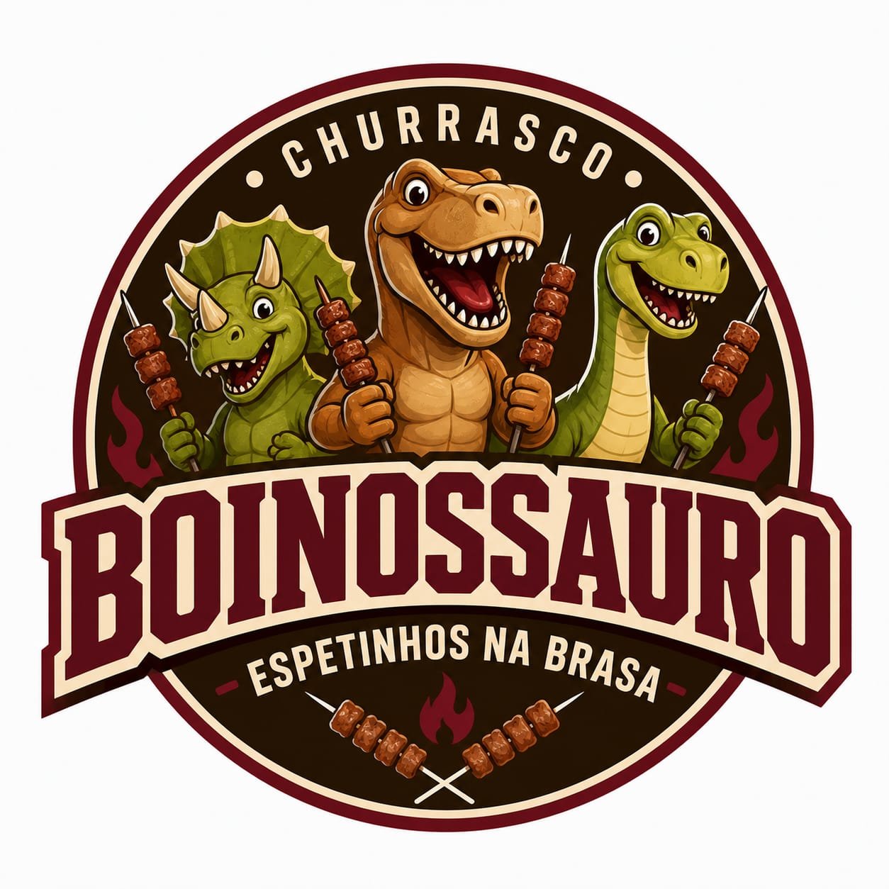 Boinossauro Espetinho do Machado