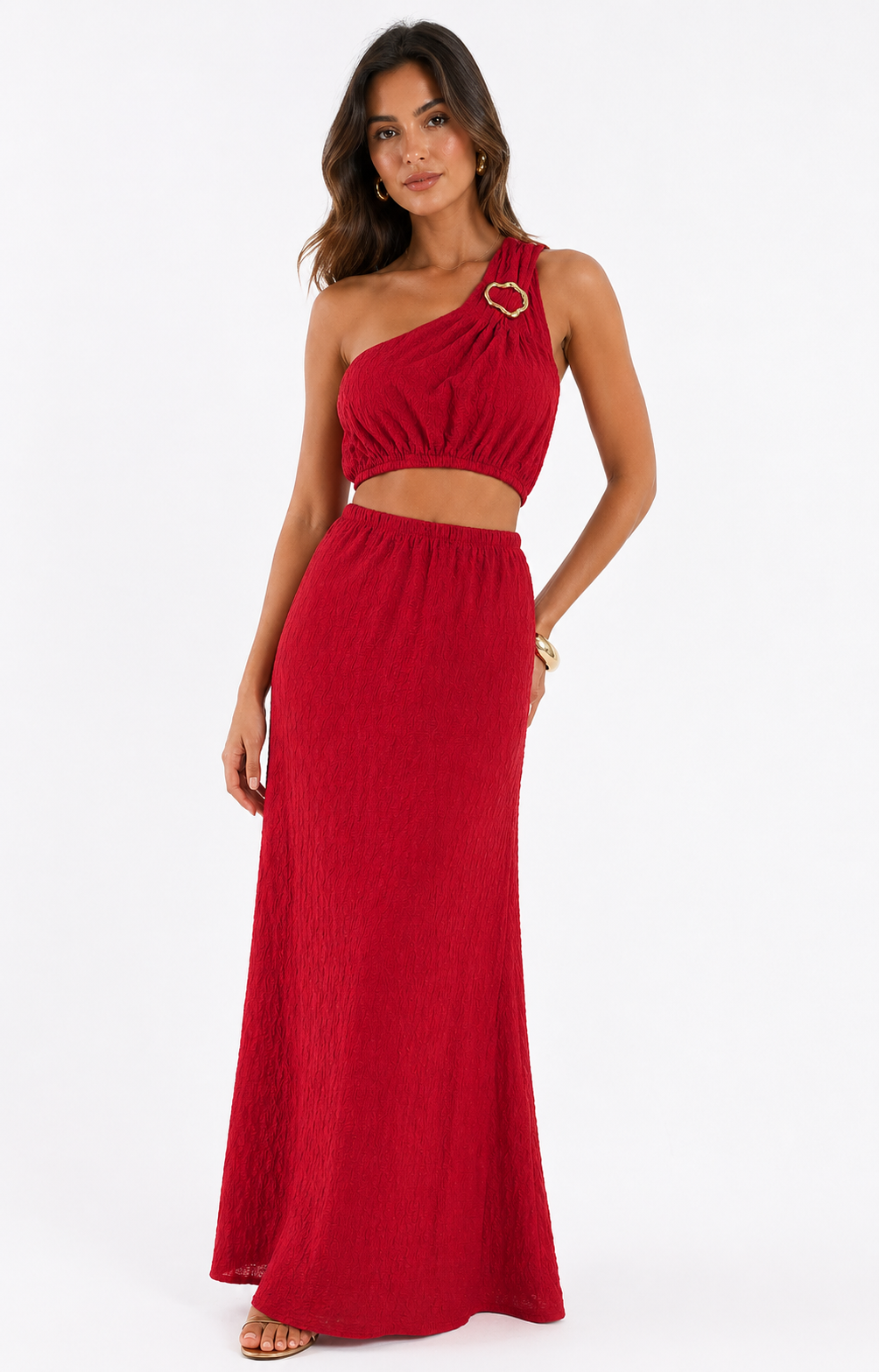 Conjunto Saião + Cropped Elegante Com Bojo